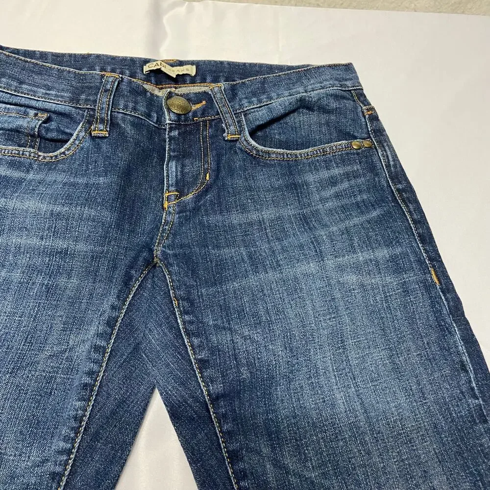 CAbi Jeans Womens Size 2 Rivets Straight Stretch Denim Low Rise Style #513 - Picture 5 of 16